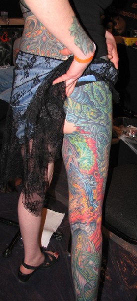 Tattoos by Rick 12th annual International Tattoo Convention held in Green B