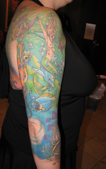 Tattoos by Rick 12th annual International Tattoo Convention held in Green B