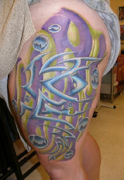 Most recent tribal - almost done, just a little touch up