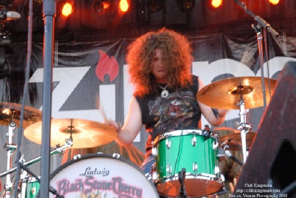 Black Stone Cherry; Summerfest, Milwaukee WI; July 5, 2008.