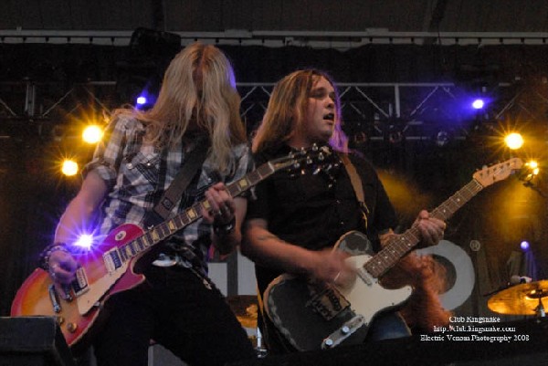 Black Stone Cherry; Summerfest, Milwaukee WI; July 5, 2008.