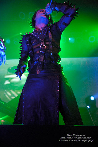 Cradle of Filth.; The Rave, Milwaukee WI; January 24, 2009.