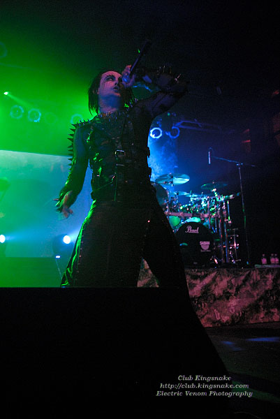 Cradle of Filth.; The Rave, Milwaukee WI; January 24, 2009.