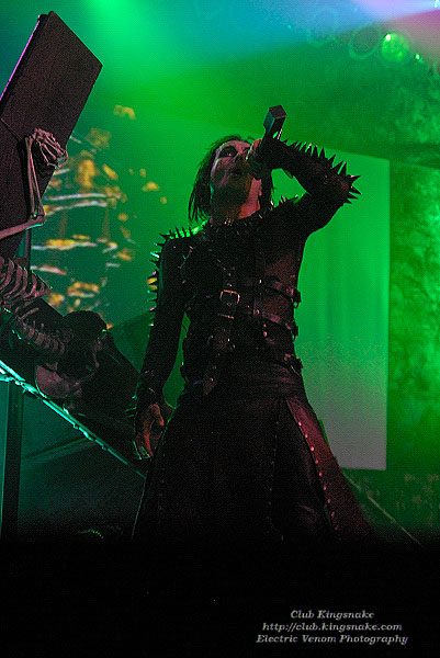 Cradle of Filth.; The Rave, Milwaukee WI; January 24, 2009.
