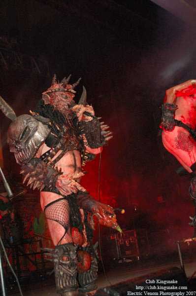 GWAR; Sounds of the Underground; The Rave, Milwaukee WI; July 20, 2007.