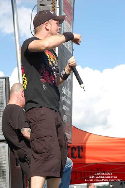 Hatebreed; Ozzfest 2007;August 12, 2007; Alpine Valley, East Troy, WI;