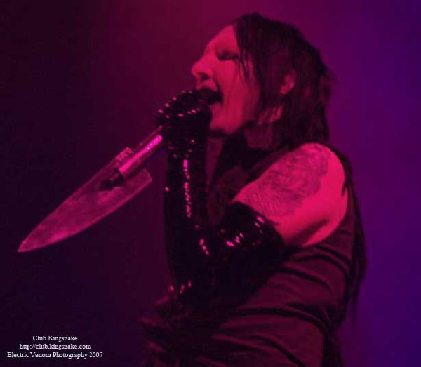 Marilyn Manson; Allstate Arena, Chicago, IL; August 13, 2007