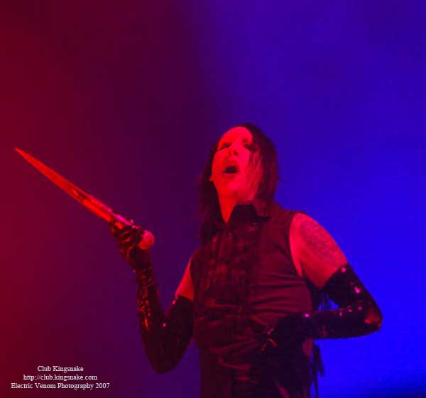 Marilyn Manson; Allstate Arena, Chicago, IL; August 13, 2007