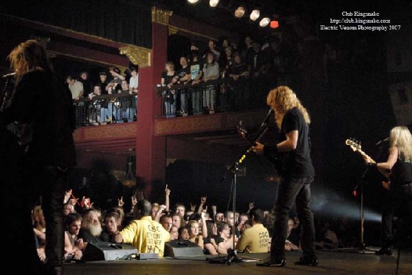 Megadeth; The Rave, Milwaukee WI; September 19, 2007