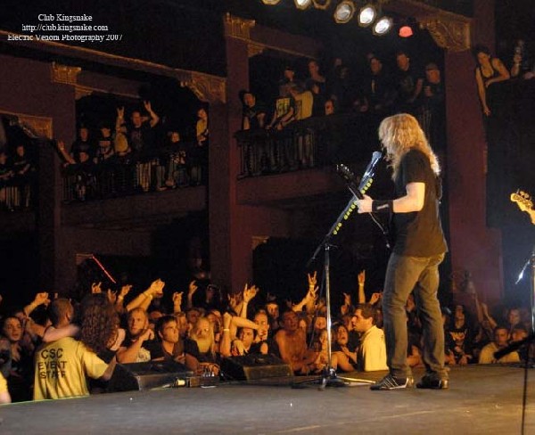 Megadeth; The Rave, Milwaukee WI; September 19, 2007