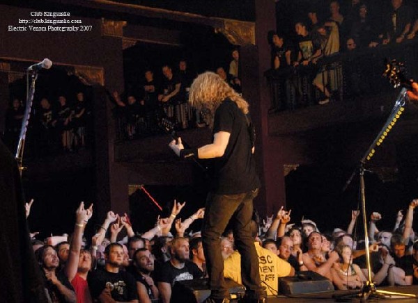 Megadeth; The Rave, Milwaukee WI; September 19, 2007