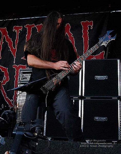 Cannibal Corpse; First Midwest Bank Amphitheatre; Mayhem Fest 2009.