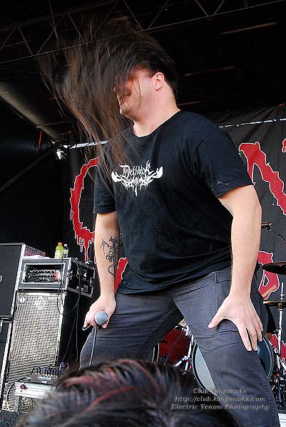 Cannibal Corpse; First Midwest Bank Amphitheatre; Mayhem Fest 2009.