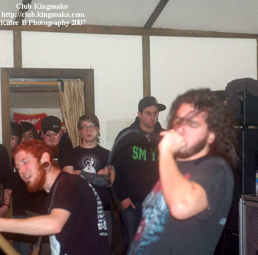 Job For A Cowboy, January 12, 2007.  The Orchard Inn, Menomonee Falls WI