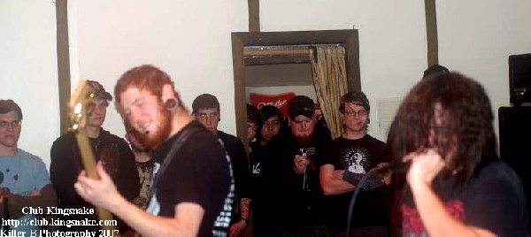 Job For A Cowboy, January 12, 2007.  The Orchard Inn, Menomonee Falls WI