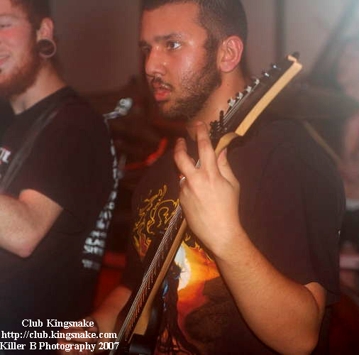 Job For A Cowboy, January 12, 2007.  The Orchard Inn, Menomonee Falls WI