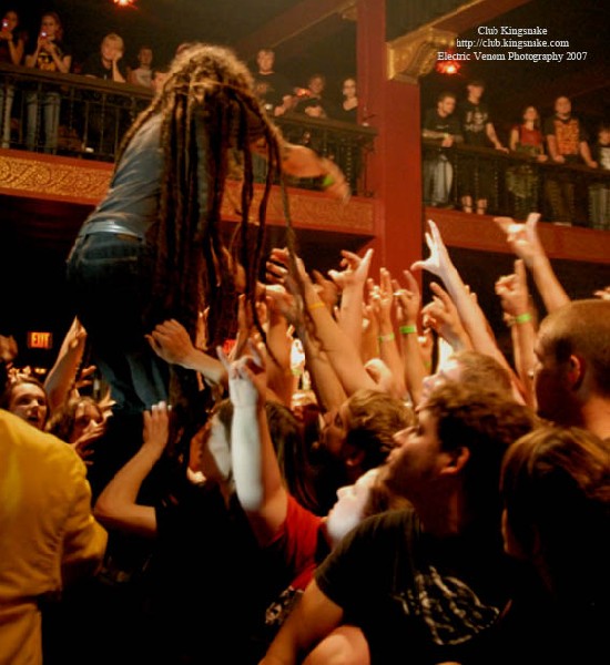 Shadows Fall; The Rave, Milwaukee WI; October 15, 2007.