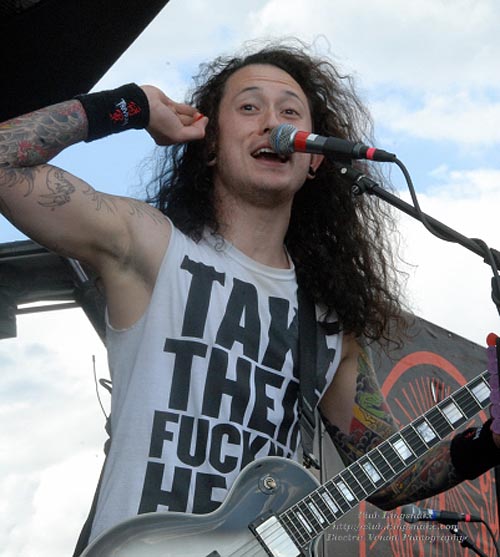 Trivium; First Midwest Bank Amphitheatre; Mayhem Fest 2009.