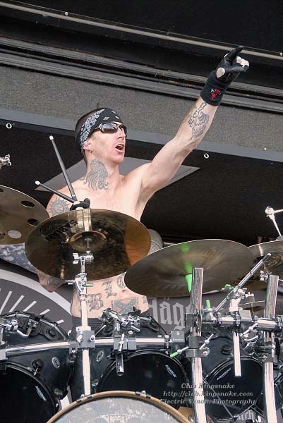 Trivium; First Midwest Bank Amphitheatre; Mayhem Fest 2009.