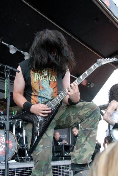 Trivium; First Midwest Bank Amphitheatre; Mayhem Fest 2009.