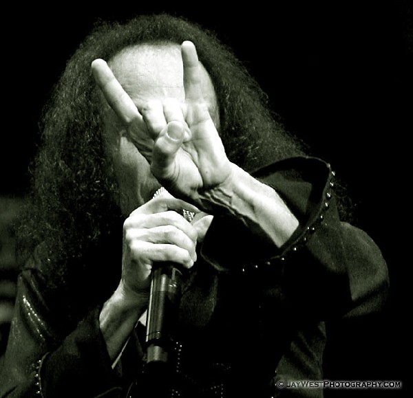 Ronnie James Dio of Heaven And Hell aka Black Sabbath