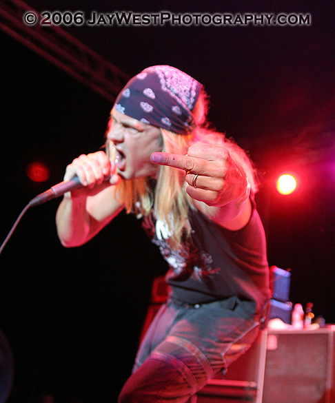 Johnny Solinger of SKID ROW