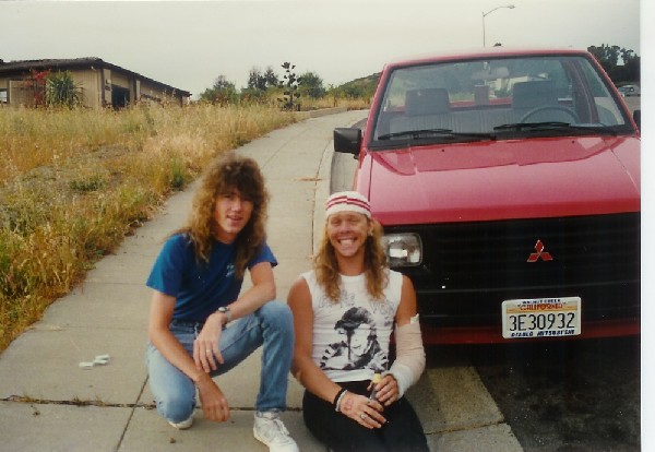 Me & Jaymz Hetfield of Metallica