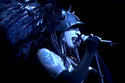 Marilyn Manson in Blue