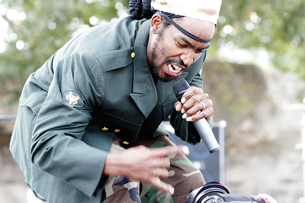 Bavu Blakes and The Extra Plair on the Austin Ventures Stage at ACL 9/27/08