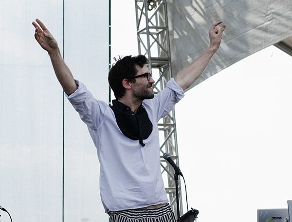 Jamie Lidell on the Dell Stage at ACL on 9/26/08