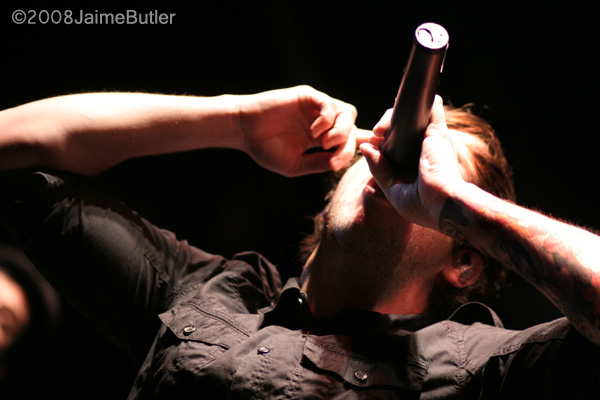 Pierre Bouvier of Simple Plan (Austin Music Hall 5/11/08)