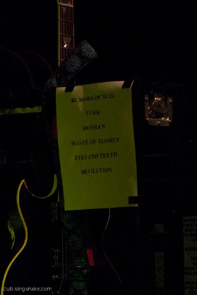 High on Fire at Gigantour 2008