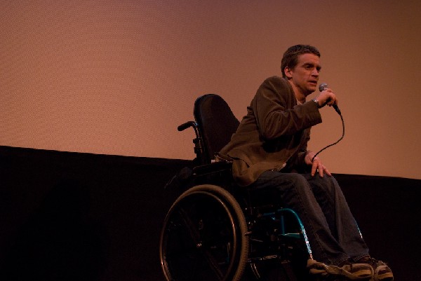 Q and A after the screening of Body of War