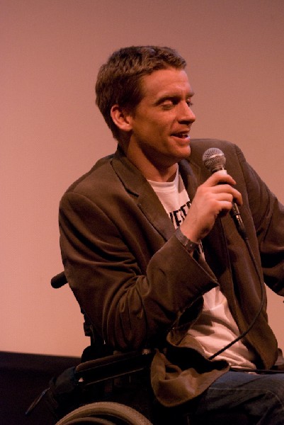 Q and A after the screening of Body of War