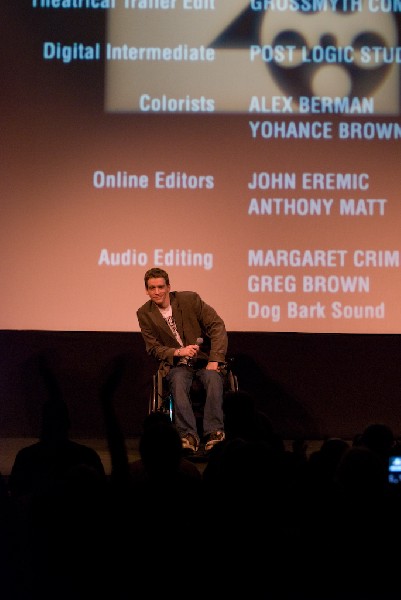 Q and A after the screening of Body of War