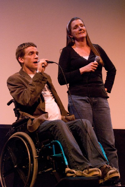 Q and A after the screening of Body of War