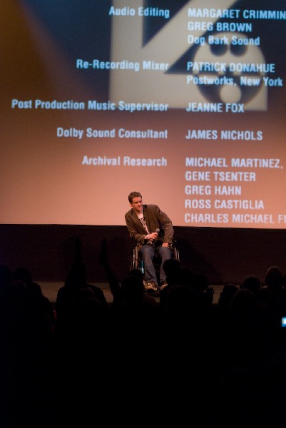 Q and A after the screening of Body of War