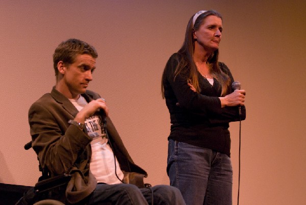 Q and A after the screening of Body of War