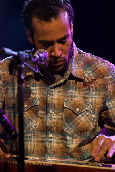 Ben Harper at the Body of War Showcase.  Stubb's BBQ SXSW 2008