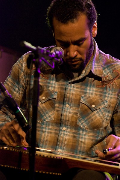 Ben Harper at the Body of War Showcase.  Stubb's BBQ SXSW 2008