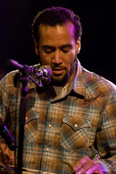 Ben Harper at the Body of War Showcase.  Stubb's BBQ SXSW 2008