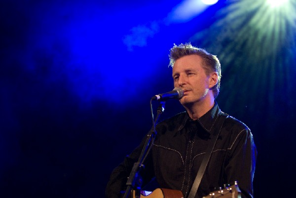 Billy Bragg at the Body of War Showcase.  Stubb's BBQ SXSW 2008