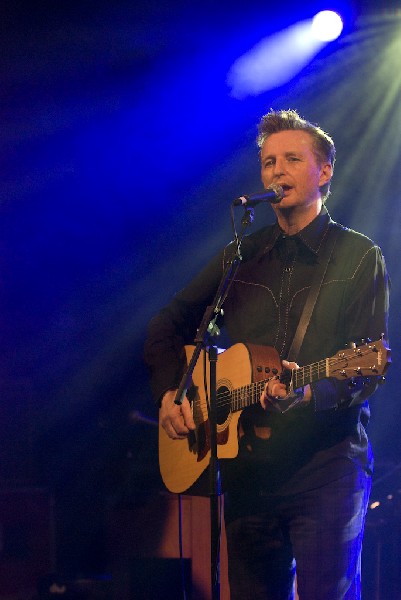 Billy Bragg at the Body of War Showcase.  Stubb's BBQ SXSW 2008