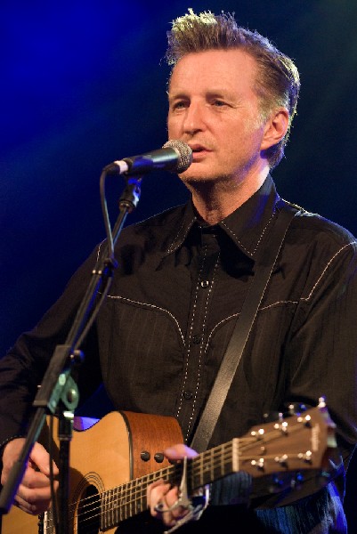 Billy Bragg at the Body of War Showcase.  Stubb's BBQ SXSW 2008