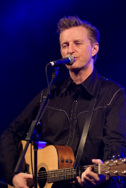 Billy Bragg at the Body of War Showcase.  Stubb's BBQ SXSW 2008
