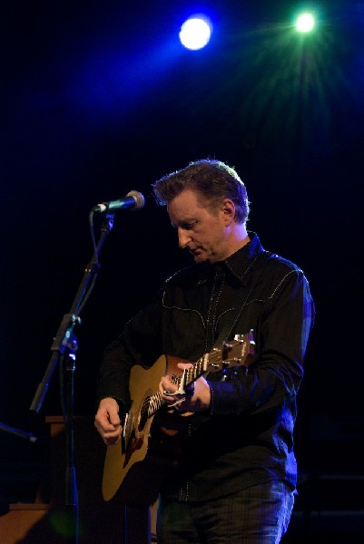 Billy Bragg at the Body of War Showcase.  Stubb's BBQ SXSW 2008