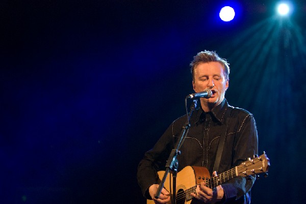 Billy Bragg at the Body of War Showcase.  Stubb's BBQ SXSW 2008