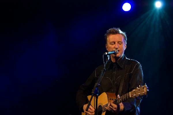 Billy Bragg at the Body of War Showcase.  Stubb's BBQ SXSW 2008
