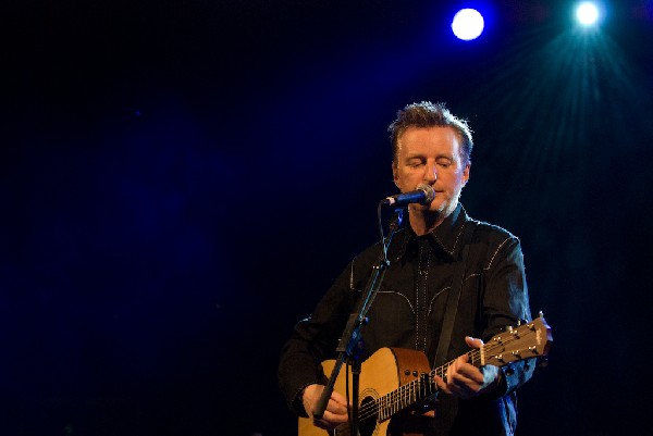 Billy Bragg at the Body of War Showcase.  Stubb's BBQ SXSW 2008