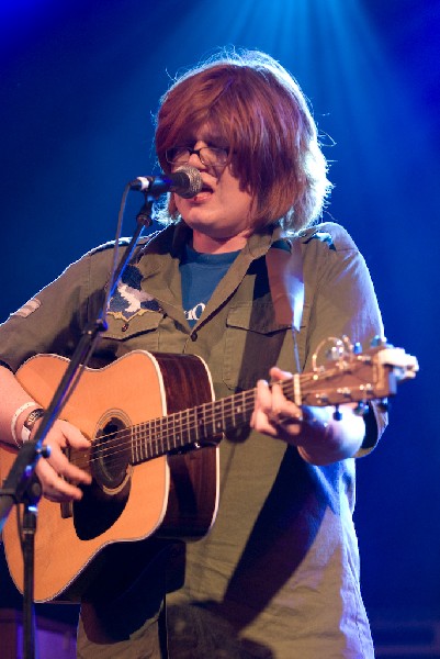 Brett Dennen at the Body of War Showcase.  Stubb's BBQ SXSW 2008